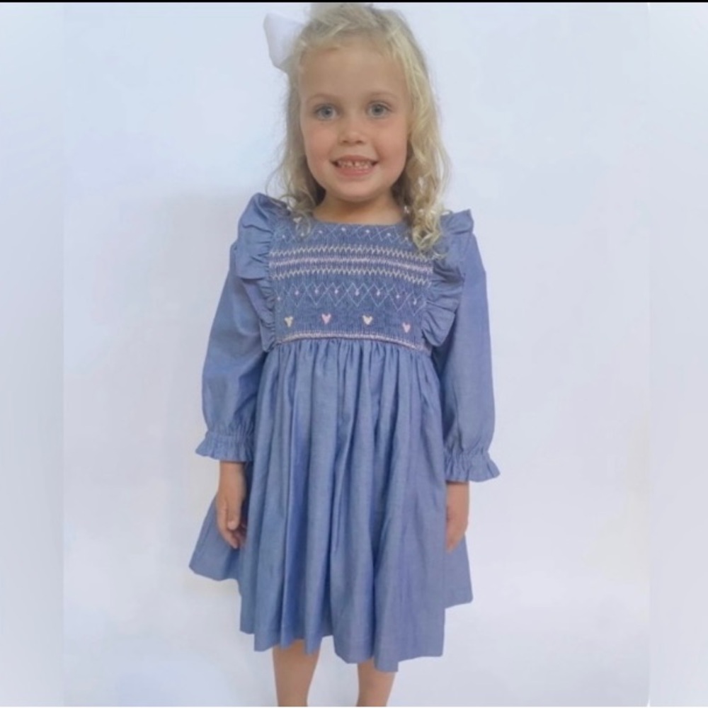 Maddie & Connor Heart Dress - 3T